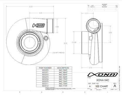 XRE6564S Ball Bearing Turbocharger