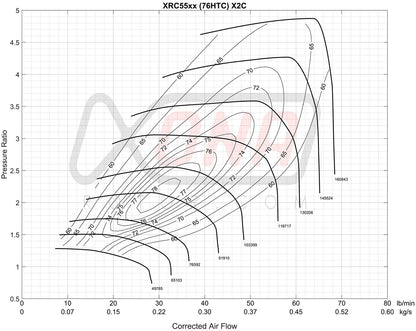 XRC5557SR Reverse Rotation Ball Bearing Turbocharger